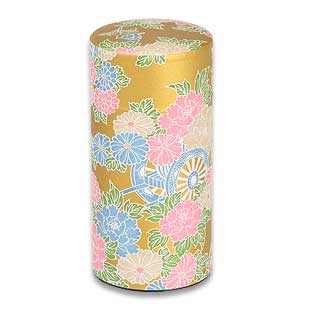 Tea Caddy YAYOI(GOSHOGURUMA GOLD)