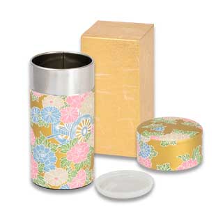 Tea Caddy YAYOI(GOSHOGURUMA GOLD)