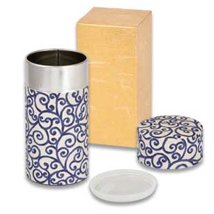 Tea Caddy AIZOME (ARABESQUE)